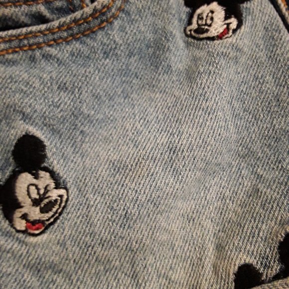 Disney Baby Zara Baby Girl Collection Mickey Mouse Denim Shorts - Picture 9 of 13